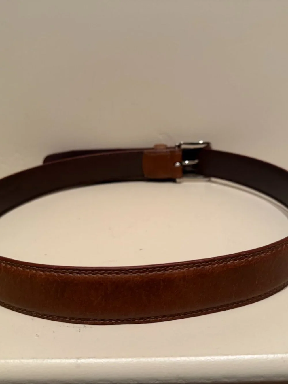 Izod Brown Leather Belt Size 36